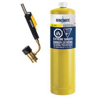 Ensemble de chalumeau &agrave; t&ecirc;te pivotante et allumage &agrave; g&acirc;chette Bernzomatic, Propane Oxford Builders Supplies Inc