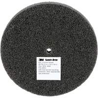Scotch-Brite EXL Unitized Wheel, 5" x 1/2", 1/4" Arbor, Fine Grit, Silicon Carbide Oxford Builders Supplies Inc
