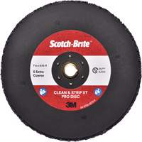 Scotch-Brite Clean & Strip XT Pro Disc, 7" Dia., Extra Coarse Grit, Silicon Carbide Oxford Builders Supplies Inc