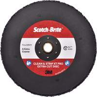 Scotch-Brite Clean & Strip XT Pro Extra Cut Disc, 7" Dia., Extra Coarse Grit, Aluminum Oxide Oxford Builders Supplies Inc