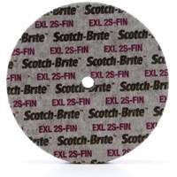 Scotch-Brite EXL Unitized Wheel, 6" x 1/4", 1/4" Arbor, Fine Grit, Silicon Carbide Oxford Builders Supplies Inc
