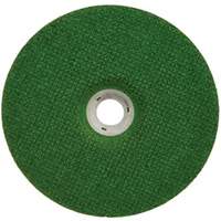 Green Corps Depressed Centre Wheel, 7" x 1/8", 7/8" Arbor, Ceramic, Type 27 Oxford Builders Supplies Inc