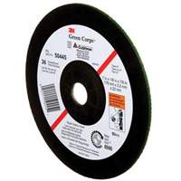 Green Corps Depressed Centre Wheel, 7" x 1/8", 7/8" Arbor, Ceramic, Type 27 Oxford Builders Supplies Inc