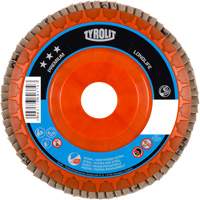 Premium LongLife Flap Disc, 4-1/2" x 7/8", Type 27, 120 Grit, Zirconium Oxford Builders Supplies Inc