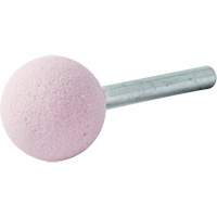 Vitrified Bond Mounted Point, A25, Aluminum Oxide, 1" Dia., 1" L, 80 Grit Oxford Builders Supplies Inc
