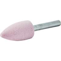Vitrified Bond Mounted Point, A12, Aluminum Oxide, 11/16" Dia., 1-1/4" L, 80 Grit Oxford Builders Supplies Inc
