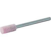 Vitrified Bond Mounted Point, W163, Aluminum Oxide, 1/4" Dia., 1/2" L, 80 Grit Oxford Builders Supplies Inc