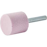 Vitrified Bond Mounted Point, W220, Aluminum Oxide, 1" Dia., 1" L, 80 Grit Oxford Builders Supplies Inc