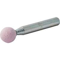 Vitrified Bond Mounted Point, B122, Aluminum Oxide, 3/8" Dia., 3/8" L, 80 Grit Oxford Builders Supplies Inc