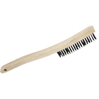3LH Hand Scratch Brush, Carbon Steel, 3 x 19 Wire Rows, 13-3/4" Long Oxford Builders Supplies Inc