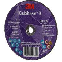 Cubitron 3 Cut-Off Wheel, 4" x 1/8", 3/8" Arbor, Type T1, Ceramic, 21000 RPM Oxford Builders Supplies Inc