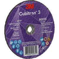 Cubitron 3 Cut-Off Wheel, 4" x 1/8", 3/8" Arbor, Type T1, Ceramic, 21000 RPM Oxford Builders Supplies Inc