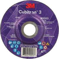 Cubitron 3 Cut-Off Wheel, 4-1/2" x 0.04", 7/8" Arbor, Type T27, Ceramic, 13300 RPM Oxford Builders Supplies Inc