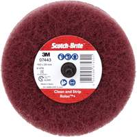 Scotch-Brite Roloc Plus General Purpose Scuffing Wheel, 4" Dia. Oxford Builders Supplies Inc