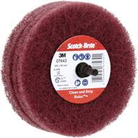 Scotch-Brite Roloc Plus General Purpose Scuffing Wheel, 4" Dia. Oxford Builders Supplies Inc
