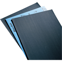 Papier abrasif en feuilles de papier - Feuilles de 9" x 11" &agrave; l'&eacute;preuve de l'eau Blue-Bak T414, 9" x 11", Grain 220, Carbure de silicium Oxford Builders Supplies Inc