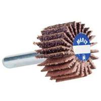 Mini Flap Wheel, Aluminum Oxide, 80 Grit, 1-1/2" x 1-1/2" x 1/4" Oxford Builders Supplies Inc