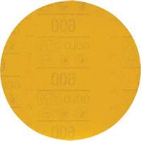 Disque abrasif dor&eacute; Hookit 09260, dia 6", Grain 600, Oxyde d'aluminium, Poids C Oxford Builders Supplies Inc