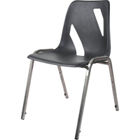 Chaise empilable, Vinyle, Hauteur 31", Capacit&eacute; 275 lb, Noir Oxford Builders Supplies Inc