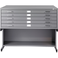 Classeurs en acier pour plans, 5 Tiroirs, 53-3/8" la x 41-3/8" p x 16-1/2" h Oxford Builders Supplies Inc