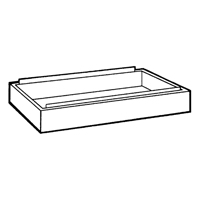 Base ferm&eacute;e de classeur en acier Oxford Builders Supplies Inc