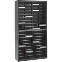 Casiers pour documentation &agrave; service intensif, Stationnaire, 72 fentes, Acier, 37-1/2" la x 12-3/4" p x 71" h Oxford Builders Supplies Inc