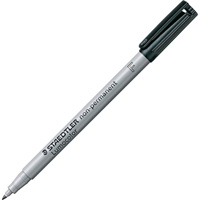 Lumocolor&reg; Non Permanent Fine Tip Black Marker, Black, Fine Tip Oxford Builders Supplies Inc