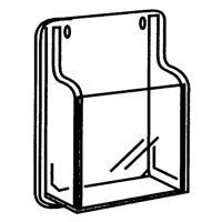 Pr&eacute;sentoirs, Mural, 9 fentes, Plastique, 30" la x 2" p x 36-7/8" h Oxford Builders Supplies Inc