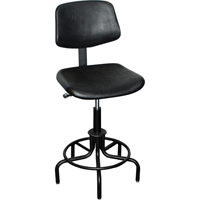 Tabouret avec dossier de s&eacute;rie 6000, Stationnaire, Ajustable Hauteur, Capacit&eacute; 250 lb Oxford Builders Supplies Inc