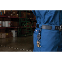 Mid6 Series Mid Size Retractors #6, Polycarbonate, 36" Cable, Belt Clip Attachment Oxford Builders Supplies Inc