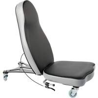 Chaise ergonomique Flex 2, Vinyle, Noir Oxford Builders Supplies Inc