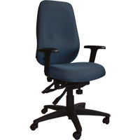 Cierra Petite Series Ergonomic Chairs, Fabric, Blue, 300 lbs. Capacity Oxford Builders Supplies Inc