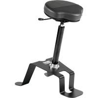 Chaise ergonomique assis-debout TA 200, Vinyle Si&egrave;ge, Noir Oxford Builders Supplies Inc