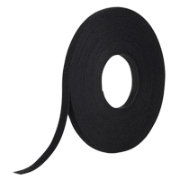 One-Wrap&reg; Fastener Tape, Hook & Loop, 25 yds x 1/2", Self-Grip, Black Oxford Builders Supplies Inc