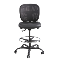 Tabouret robuste Vue, Vinyle, Noir, Capacit&eacute; 350 lb Oxford Builders Supplies Inc