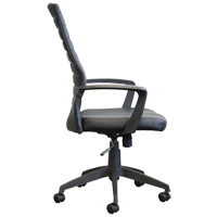 Chaise de bureau Activ A-128, Polyur&eacute;thane, Noir, Capacit&eacute; 275 lb Oxford Builders Supplies Inc