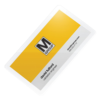 Swingline UltraClear Laminating Business Card Pouches Oxford Builders Supplies Inc