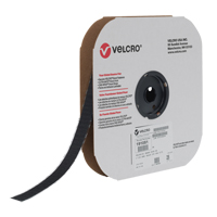 Fastener Tape, Hook, 25 yds x 1", Adhesive, Black Oxford Builders Supplies Inc