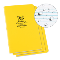 All-Weather Notebook, Soft Cover, Yellow, 48 Pages, 4-5/8" W x 7" L Oxford Builders Supplies Inc