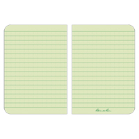 Memo Book, Soft Cover, Tan, 112 Pages, 3-1/2" W x 5" L Oxford Builders Supplies Inc