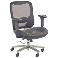 Chaise &eacute;conomique pour personnes de taille forte ou grandes, Mailles, Noir, Capacit&eacute; 450 lb Oxford Builders Supplies Inc