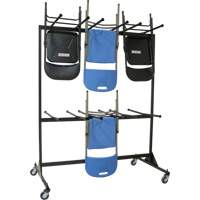 Chariot pour chaises pliantes &agrave; deux c&ocirc;t&eacute;s Oxford Builders Supplies Inc