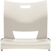 Chaise de formation sans bras Duet, Plastique, Hauteur 33-1/4", Capacit&eacute; 350 lb, Blanc Oxford Builders Supplies Inc