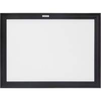 Black MDF Frame Whiteboard, Dry-Erase/Magnetic, 24" W x 18" H Oxford Builders Supplies Inc