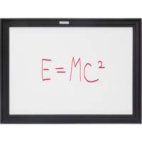 Black MDF Frame Whiteboard, Dry-Erase/Magnetic, 24" W x 18" H Oxford Builders Supplies Inc