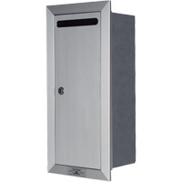 Boîte de collecte en retrait, Fixation Mural, 16-3/16" x 6-3/8", Aluminium Oxford Builders Supplies Inc