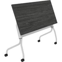 Table de formation &agrave; dessus rabattable Newland, 24" lo x 60" la x 29-1/2" h, Brun fonc&eacute; Oxford Builders Supplies Inc