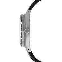Montre Steel Navigator sur ensemble bracelet en caoutchouc noir de trois morceaux, Num&eacute;rique, &agrave; piles, 41 mm, Noir Oxford Builders Supplies Inc