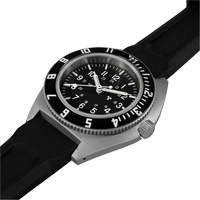 Montre Steel Navigator sur ensemble bracelet en caoutchouc noir de trois morceaux, Num&eacute;rique, &agrave; piles, 41 mm, Noir Oxford Builders Supplies Inc