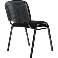 Stacking Chairs, Fabric, 32" High, 250 lbs. Capacity, Black Oxford Builders Supplies Inc